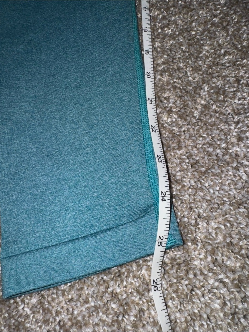 NVGTN High-Waist Seamless Contour Leggings in Teal - Picture 3 of 7